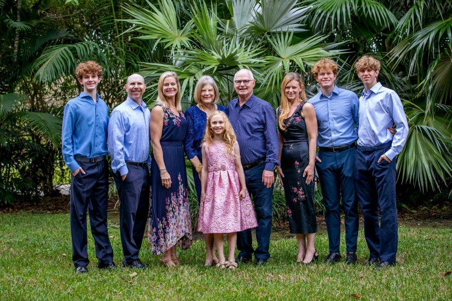 Jean and Bill Soman and Family. 2023